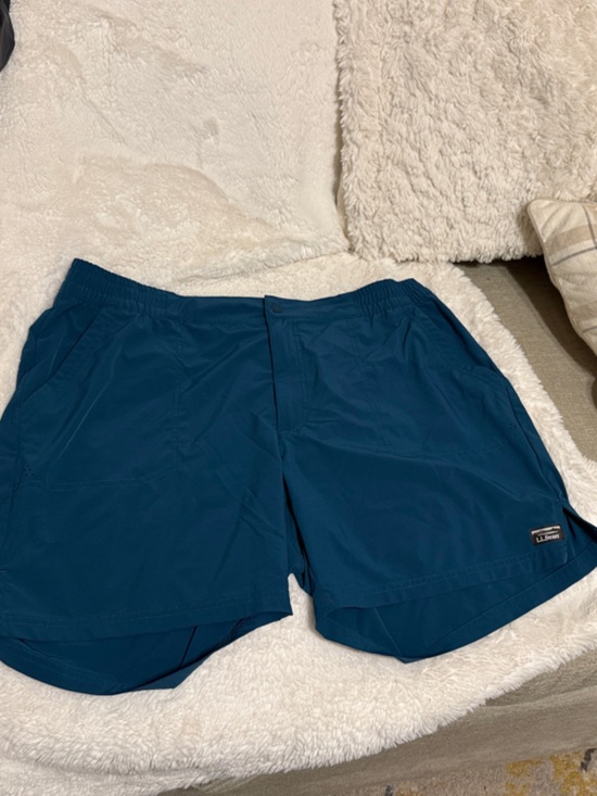 L.L. Bean Pants - L.L. Bean Teal Athletic Women's Quick-Dry Shorts